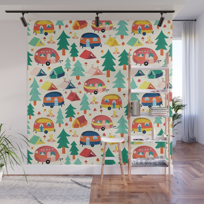 Let's go camping! Wall Mural Gallery Image 1