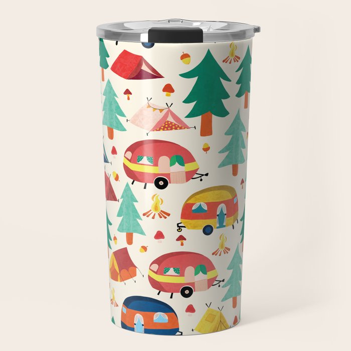 Let's go camping! Travel Mug Gallery Image 1