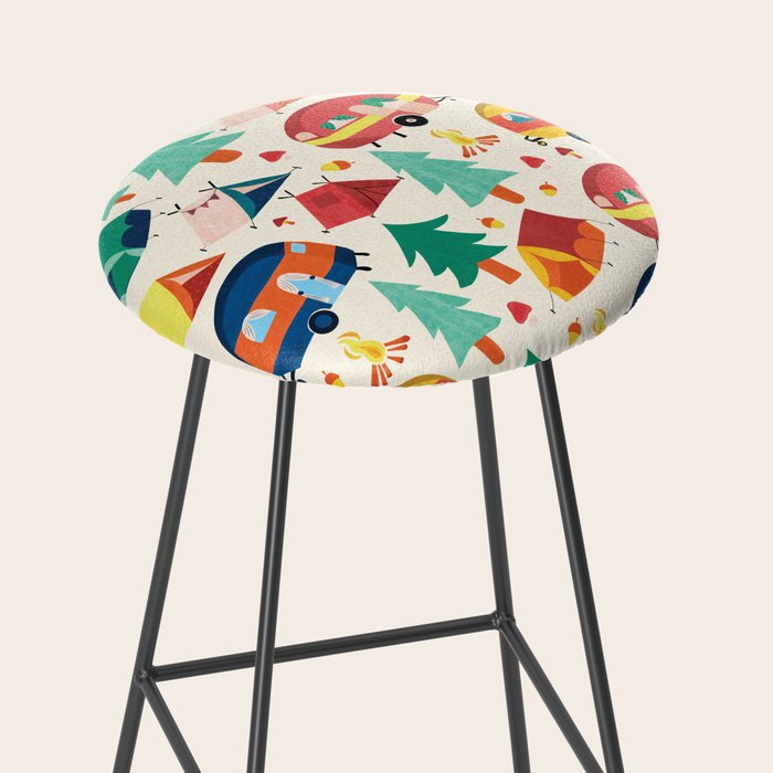 Let's go camping! Stool Gallery Image 2