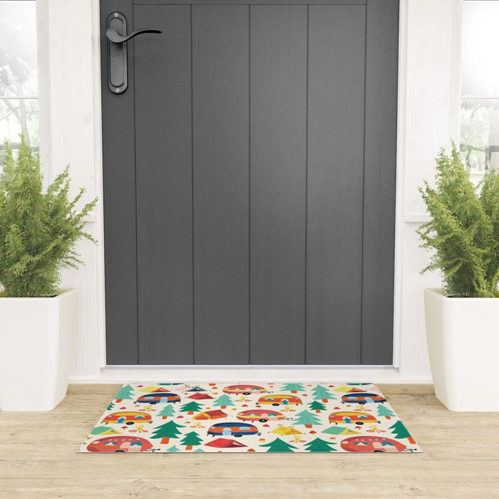 Let's go camping! Welcome Mat Gallery Image 3