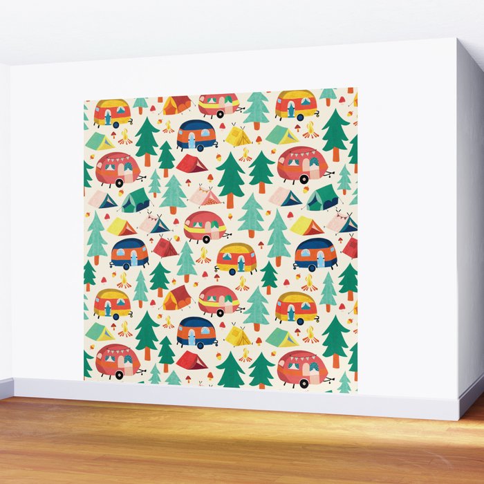 Let's go camping! Wall Mural Gallery Image 2