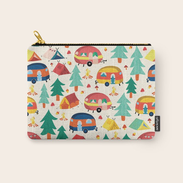 Let's go camping! Carry All Pouch Gallery Image 1
