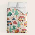 Let's go camping! Duvet Cover Gallery Image 6