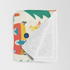 Let's go camping! Throw Blanket Gallery Image 3