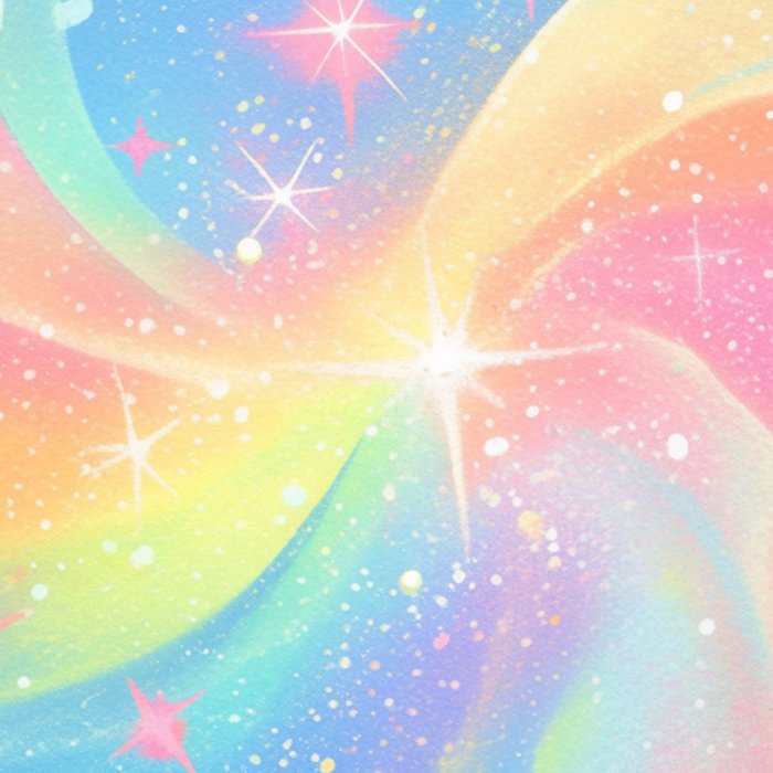 Pastel Galaxy Dreamscape with Sparkling Stars and Rainbow Swirls Coffee Mug Gallery Image 2