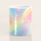 Pastel Galaxy Dreamscape with Sparkling Stars and Rainbow Swirls Coffee Mug Gallery Image 4
