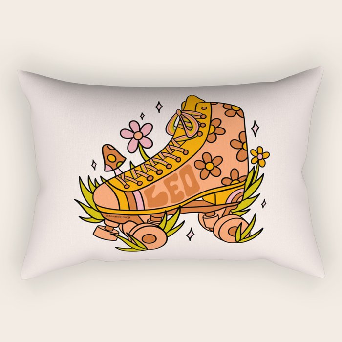 Leo Roller Skate Rectangular Pillow Gallery Image 2