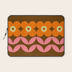 Retro Flower 10A Laptop Sleeve Gallery Image 1