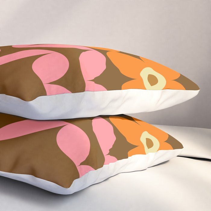 Retro Flower 10A Pillow Sham Gallery Image 3