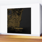 Chennai, India - Gold Wall Mural Gallery Image 2
