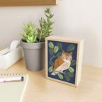 Perching Owl Mini Art Print Gallery Image 2