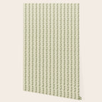 German Drapery Stripe - Green Wallpaper Gallery Image 2