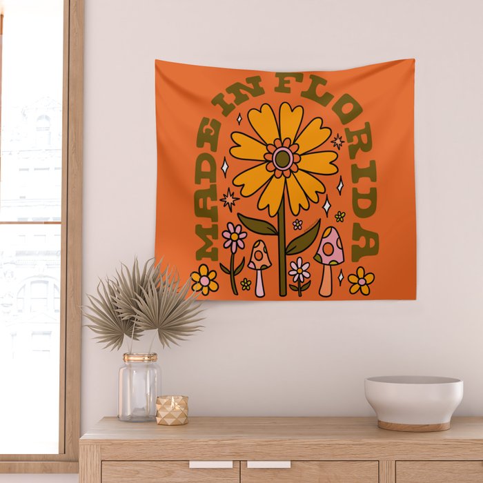 Made In Florida Wall Tapestry Gallery Image 2