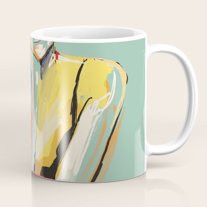 Minimal Abstract Woman 4 Coffee Mug Gallery Image 1