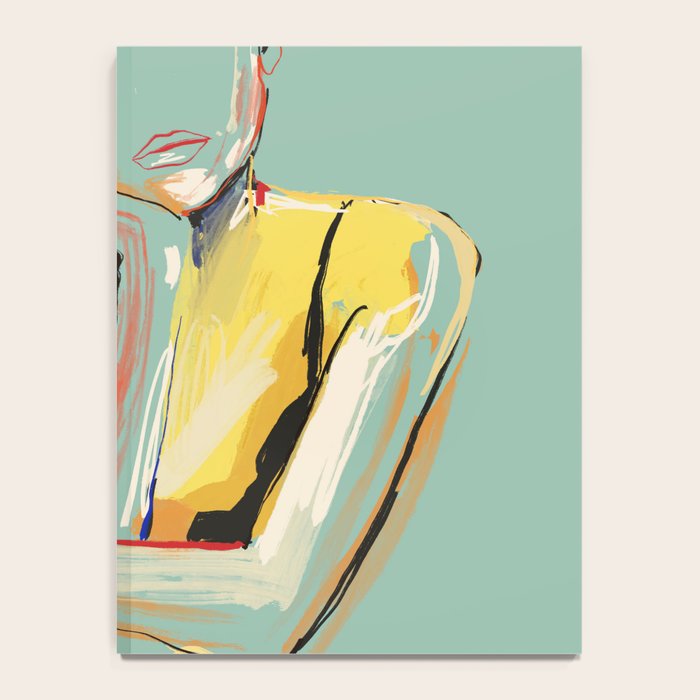 Minimal Abstract Woman 4 Notebook Gallery Image 4
