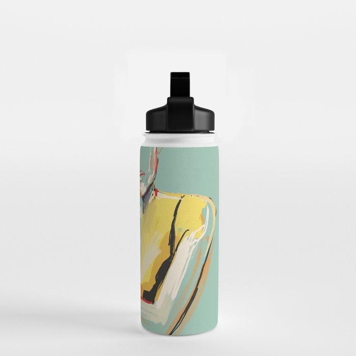 Minimal Abstract Woman 4 Water Bottle Gallery Image 2