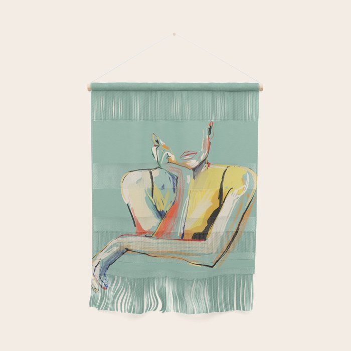 Minimal Abstract Woman 4 Wall Hanging Gallery Image 1