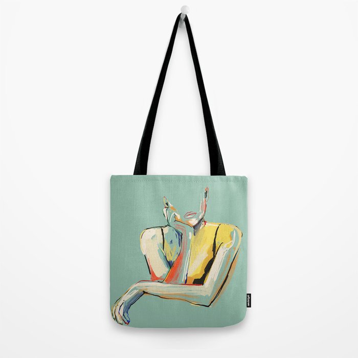 Minimal Abstract Woman 4 Tote Bag Gallery Image 2