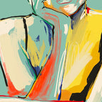 Minimal Abstract Woman 4 Coffee Mug Gallery Image 2