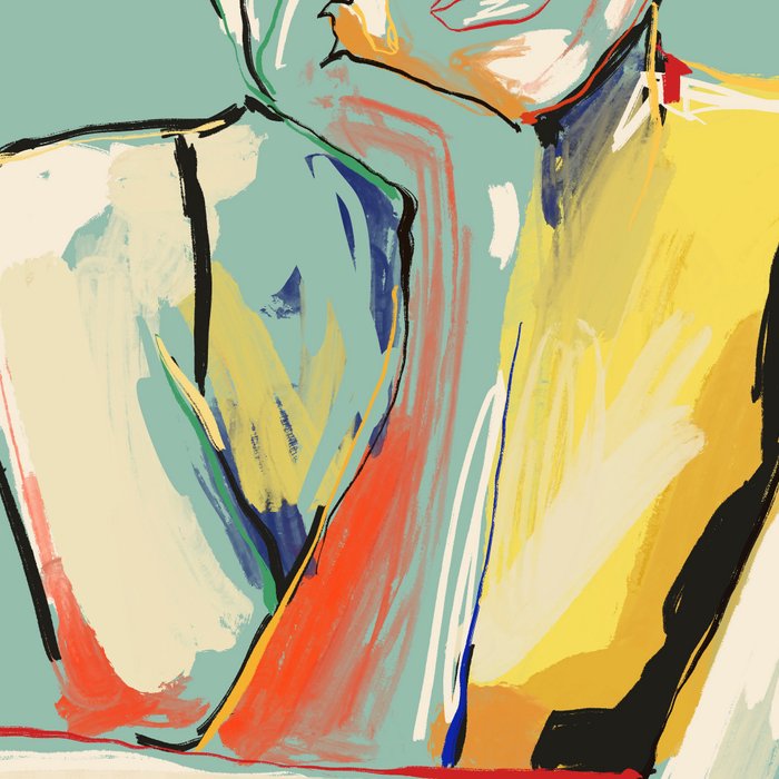 Minimal Abstract Woman 4 Coffee Mug Gallery Image 2