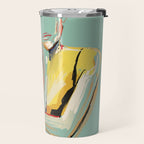 Minimal Abstract Woman 4 Travel Mug Gallery Image 2