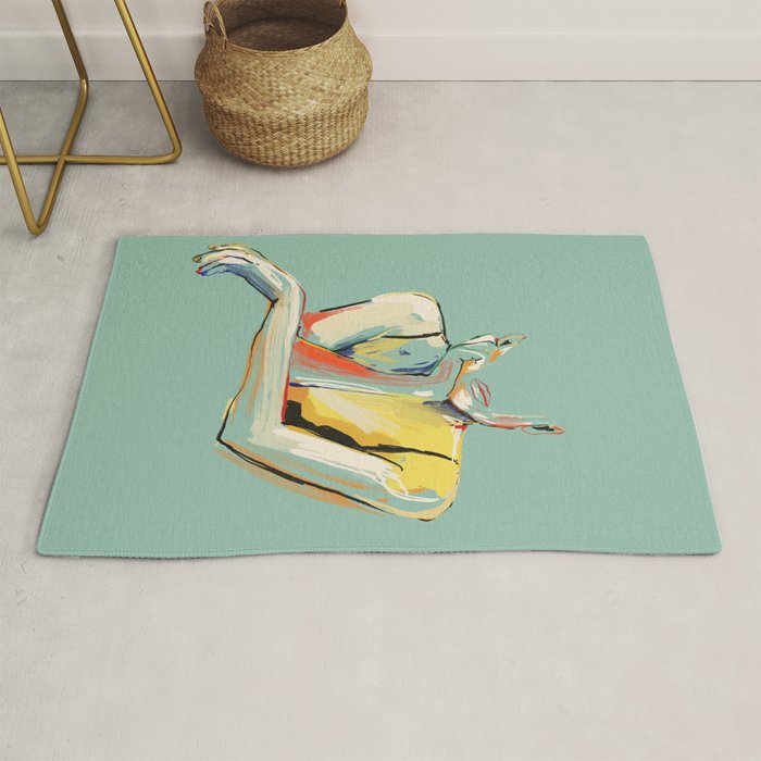 Minimal Abstract Woman 4 Rug Gallery Image 1