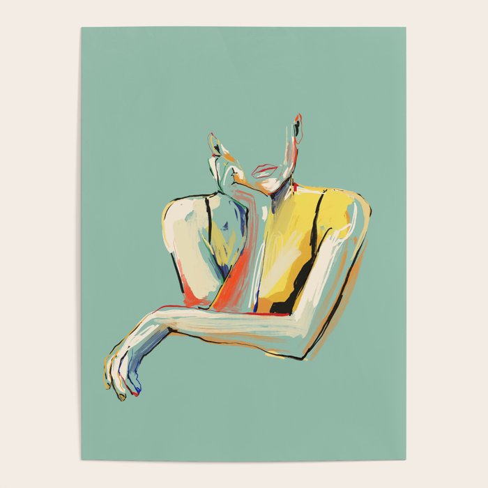 Minimal Abstract Woman 4 Poster Gallery Image 4