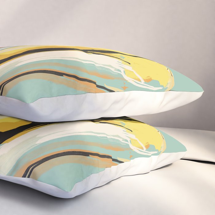 Minimal Abstract Woman 4 Pillow Sham Gallery Image 3