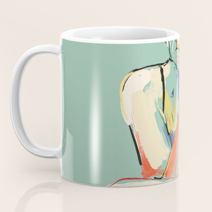 Minimal Abstract Woman 4 Coffee Mug Gallery Image 3
