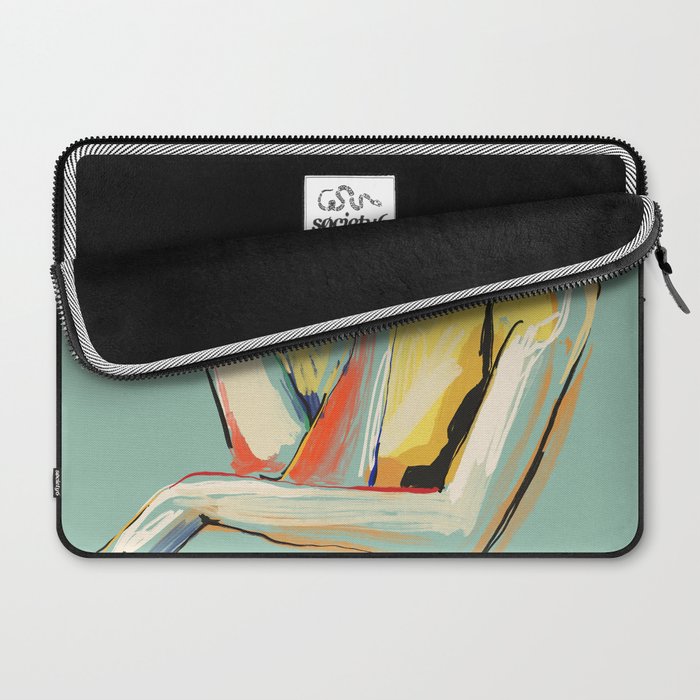 Minimal Abstract Woman 4 Laptop Sleeve Gallery Image 2