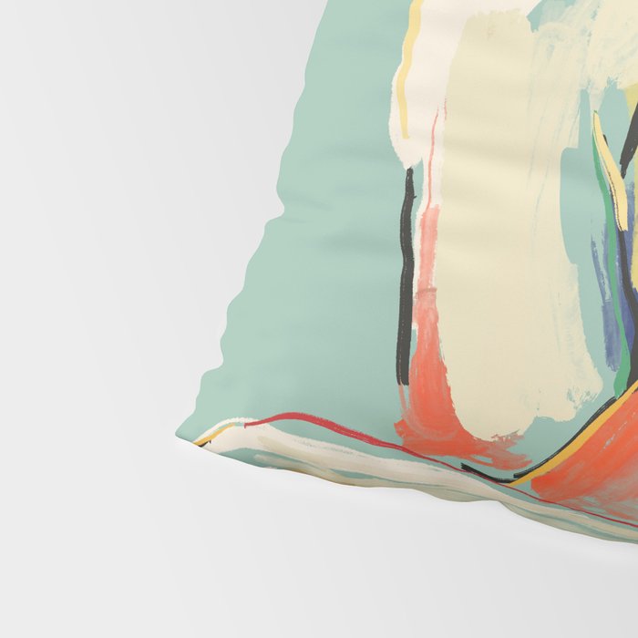 Minimal Abstract Woman 4 Pillow Sham Gallery Image 4