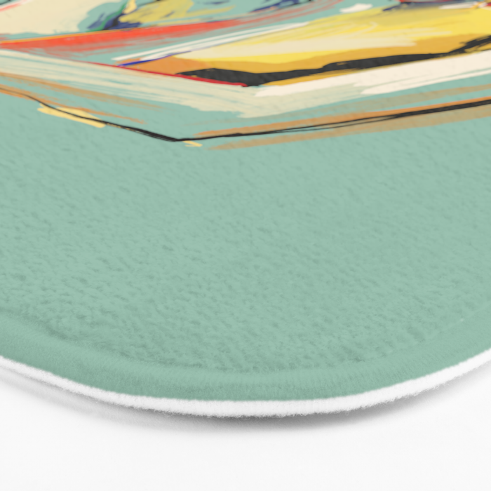 Minimal Abstract Woman 4 Bath Mat Gallery Image 3