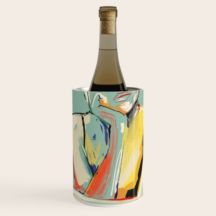Minimal Abstract Woman 4 Wine Chiller Gallery Image 1