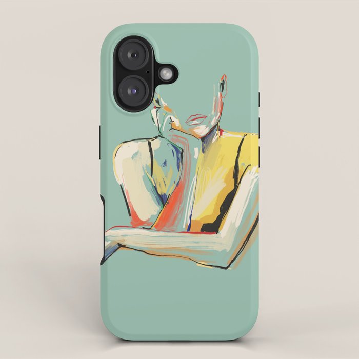 Minimal Abstract Woman 4 iPhone Case Gallery Image 1