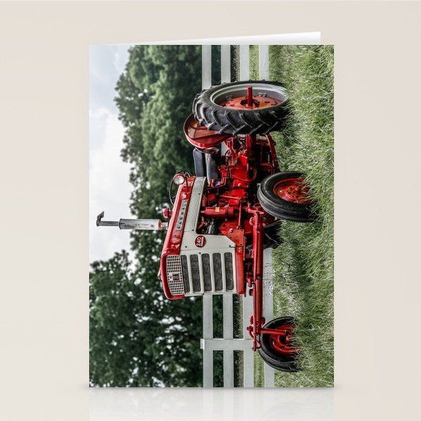 International Harvester Farmall 240 Red Tractor McCormick Deering Stationery Card Gallery Image 2