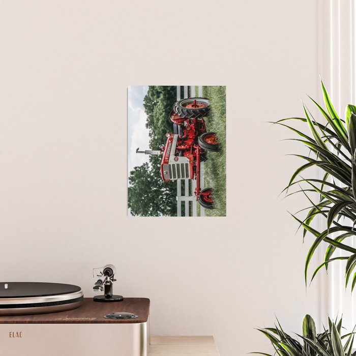 International Harvester Farmall 240 Red Tractor McCormick Deering Poster Gallery Image 2