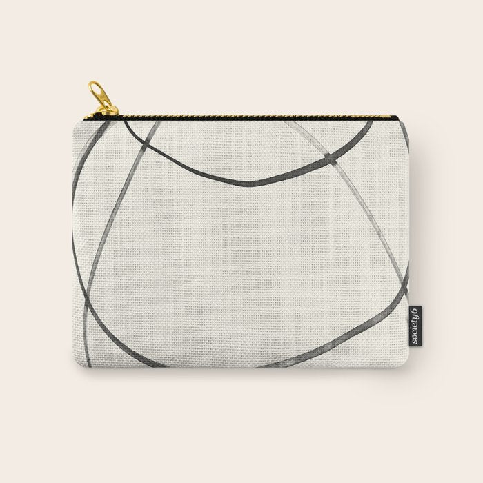 Minimal Abstract Line Art Carry All Pouch Gallery Image 1