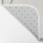 Minimal Abstract Line Art Bath Mat Gallery Image 2
