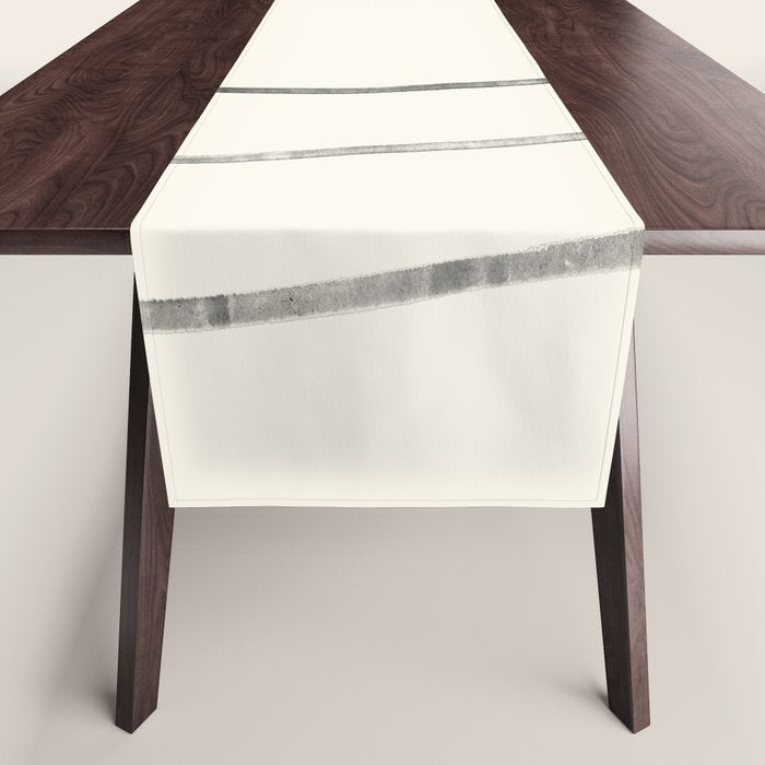 Minimal Abstract Line Art Table Runner Gallery Image 1