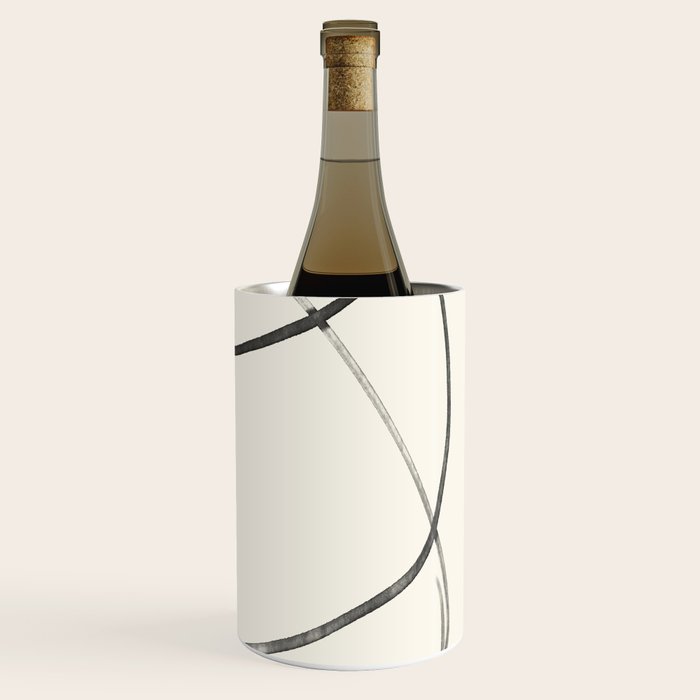 Minimal Abstract Line Art Wine Chiller Gallery Image 3