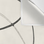 Minimal Abstract Line Art Wall Tapestry Gallery Image 3