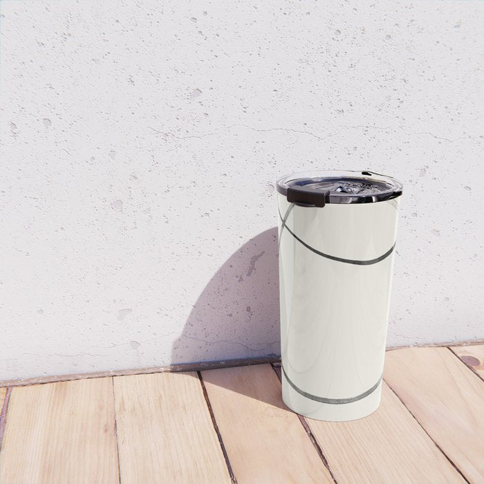 Minimal Abstract Line Art Travel Mug Gallery Image 4
