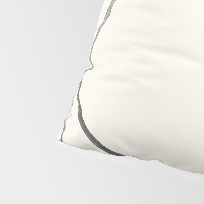 Minimal Abstract Line Art Pillow Sham Gallery Image 4