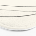 Minimal Abstract Line Art Bath Mat Gallery Image 3