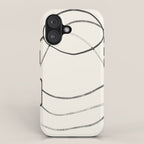 Minimal Abstract Line Art iPhone Case Gallery Image 1