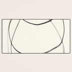 Minimal Abstract Line Art Desk Mat Gallery Image 3