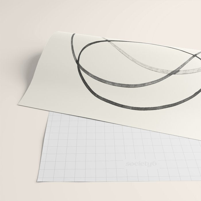 Minimal Abstract Line Art Wrapping Paper Gallery Image 2