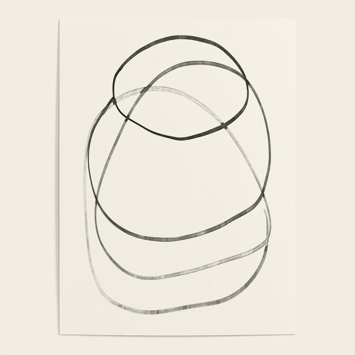 Minimal Abstract Line Art Poster Gallery Image 1