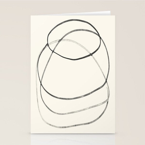 Minimal Abstract Line Art Stationery Card Gallery Image 2