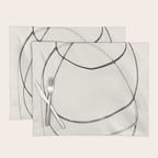 Minimal Abstract Line Art Placemat Gallery Image 1